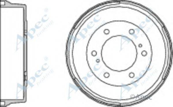 APEC BRAKING DRM9715 Гальмівний барабан