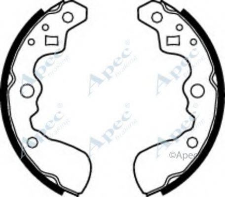 APEC BRAKING SHU515 Гальмівні колодки