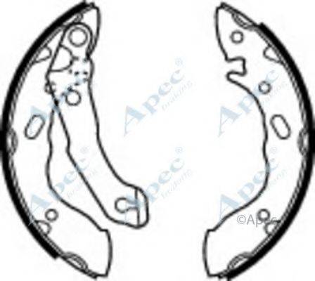 APEC BRAKING SHU521 Гальмівні колодки