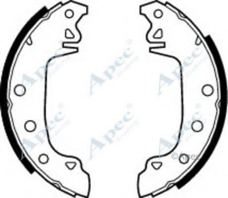 APEC BRAKING SHU55 Гальмівні колодки