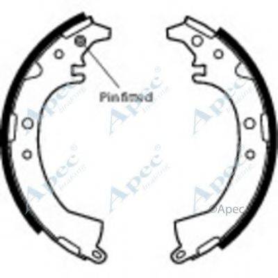 APEC BRAKING SHU604 Гальмівні колодки