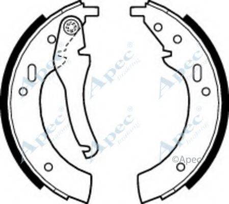 APEC BRAKING SHU62 Гальмівні колодки