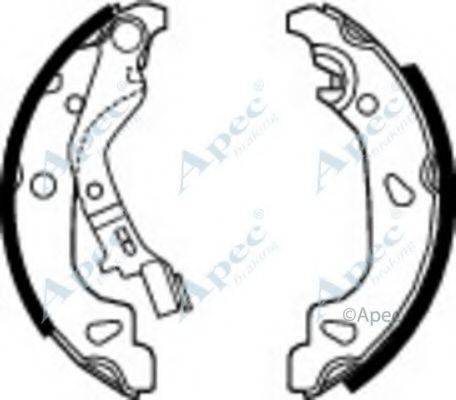 APEC BRAKING SHU623 Гальмівні колодки