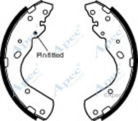 APEC BRAKING SHU630 Гальмівні колодки