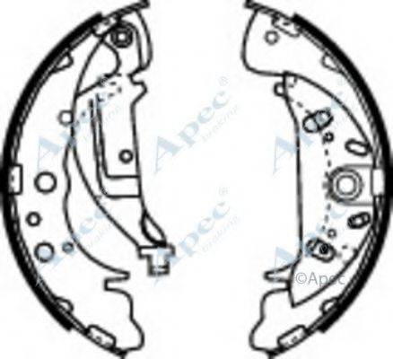 APEC BRAKING SHU644 Гальмівні колодки