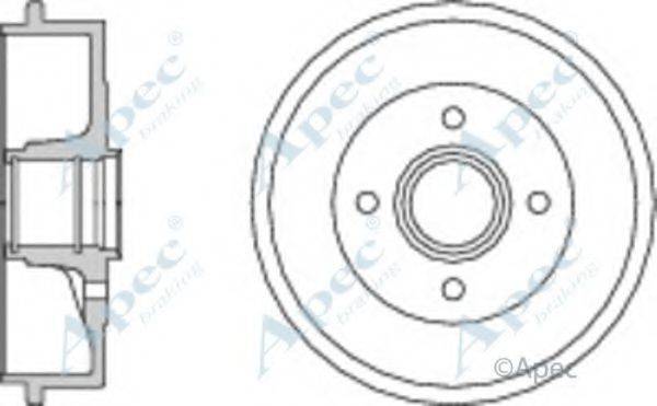 APEC BRAKING DRM9905 Гальмівний барабан