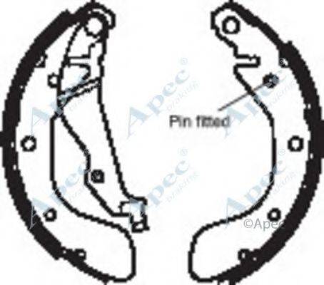 APEC BRAKING SHU690 Гальмівні колодки