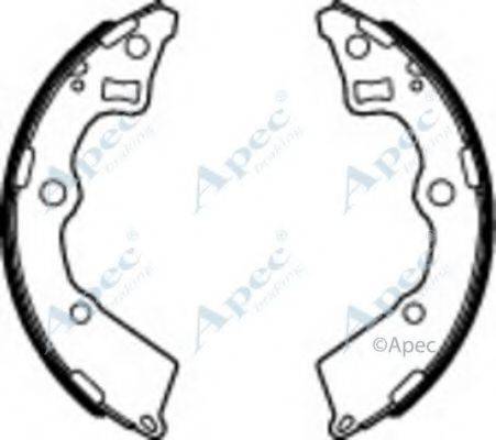 APEC BRAKING SHU717 Гальмівні колодки