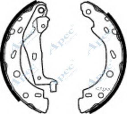 APEC BRAKING SHU771 Гальмівні колодки