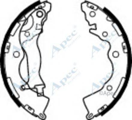 APEC BRAKING SHU781 Гальмівні колодки