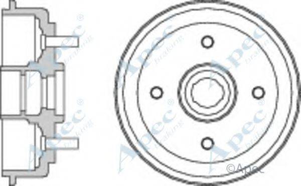 APEC BRAKING DRM9912 Гальмівний барабан