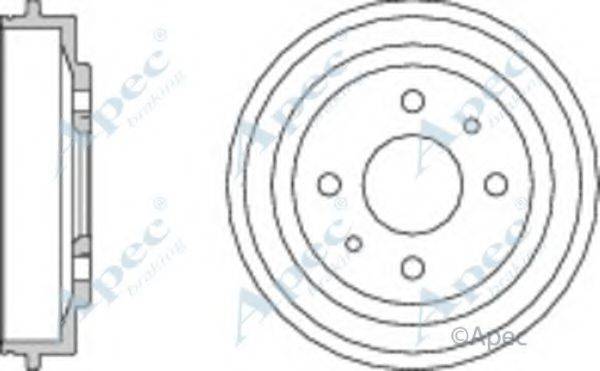 APEC BRAKING DRM9113 Гальмівний барабан