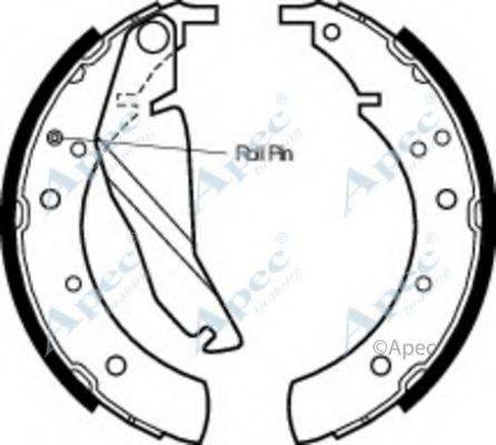 APEC BRAKING SHU452 Гальмівні колодки