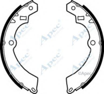 APEC BRAKING SHU476 Гальмівні колодки