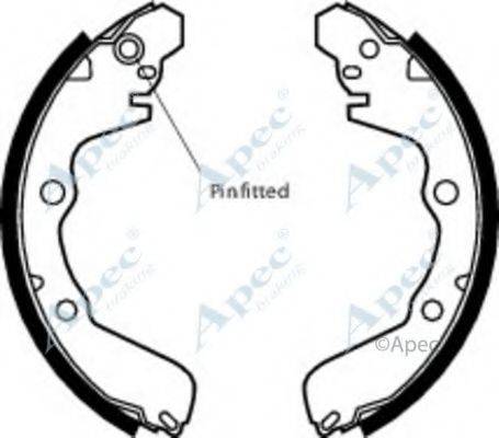 APEC BRAKING SHU545 Гальмівні колодки