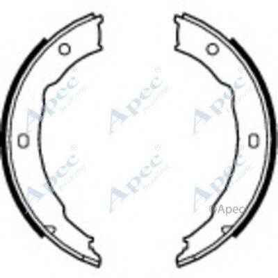 APEC BRAKING SHU610 Гальмівні колодки