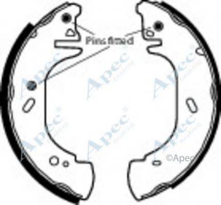 APEC BRAKING SHU629 Гальмівні колодки