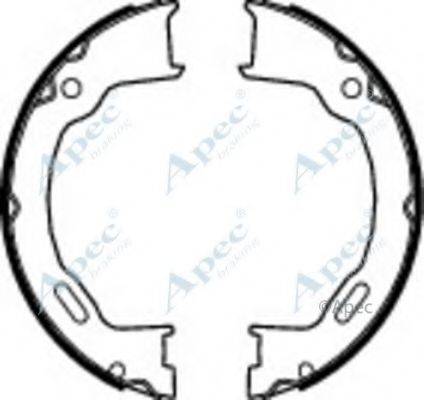 APEC BRAKING SHU715 Гальмівні колодки