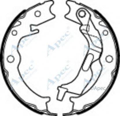 APEC BRAKING SHU730 Гальмівні колодки