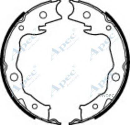 APEC BRAKING SHU756 Гальмівні колодки