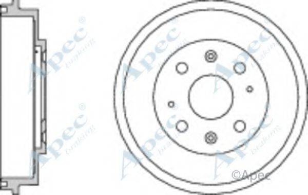 APEC BRAKING DRM9938 Гальмівний барабан