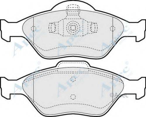 APEC BRAKING PAD1117 Комплект гальмівних колодок, дискове гальмо