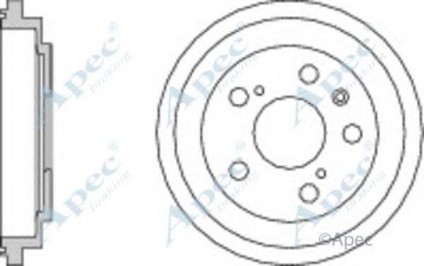 APEC BRAKING DRM9963 Гальмівний барабан