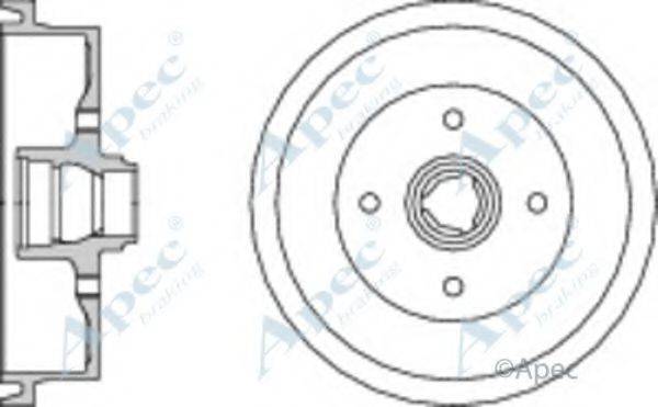 APEC BRAKING DRM9117 Гальмівний барабан