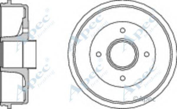 APEC BRAKING DRM9149 Гальмівний барабан