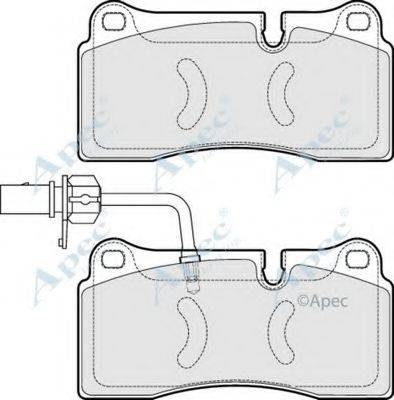 APEC BRAKING PAD1613 Комплект гальмівних колодок, дискове гальмо