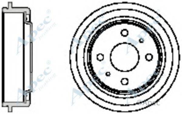 APEC BRAKING DRM9121 Гальмівний барабан