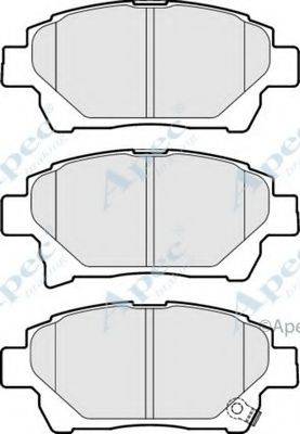 APEC BRAKING PAD1722 Комплект гальмівних колодок, дискове гальмо