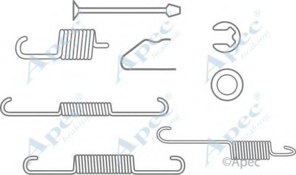 APEC BRAKING KIT2041 Комплектуючі, гальмівна колодка