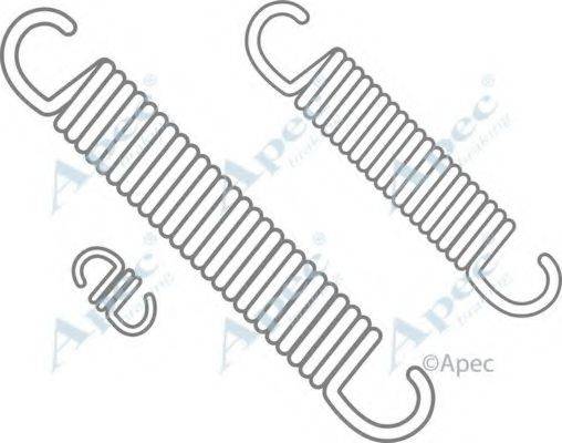 APEC BRAKING KIT609 Комплектуючі, гальмівна колодка