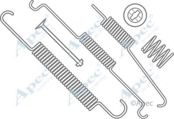 APEC BRAKING KIT626 Комплектуючі, гальмівна колодка