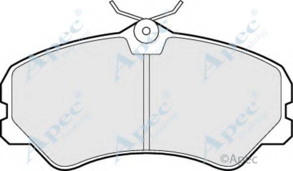 APEC BRAKING PAD521 Комплект гальмівних колодок, дискове гальмо