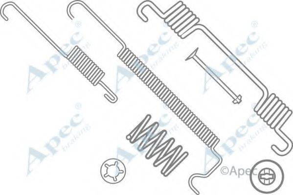 APEC BRAKING KIT636 Комплектуючі, гальмівна колодка