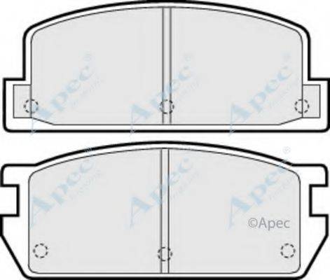 APEC BRAKING PAD571 Комплект гальмівних колодок, дискове гальмо