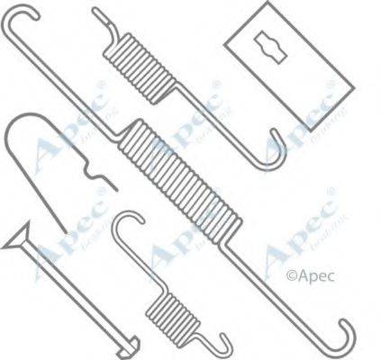 APEC BRAKING KIT644 Комплектуючі, гальмівна колодка