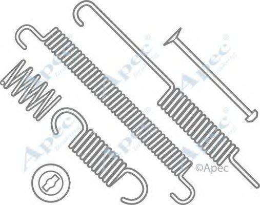 APEC BRAKING KIT704 Комплектуючі, гальмівна колодка