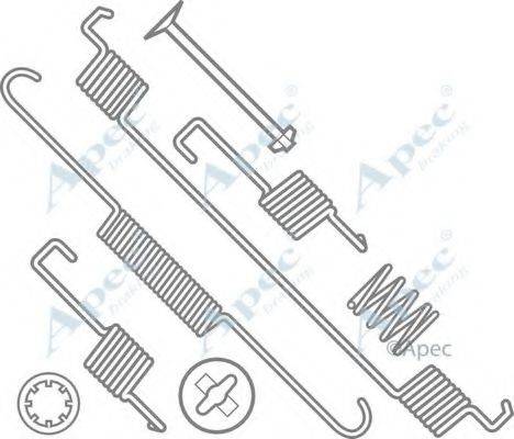 APEC BRAKING KIT723 Комплектуючі, гальмівна колодка