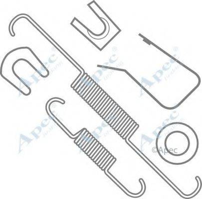 APEC BRAKING KIT729 Комплектуючі, гальмівна колодка