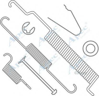 APEC BRAKING KIT739 Комплектуючі, гальмівна колодка