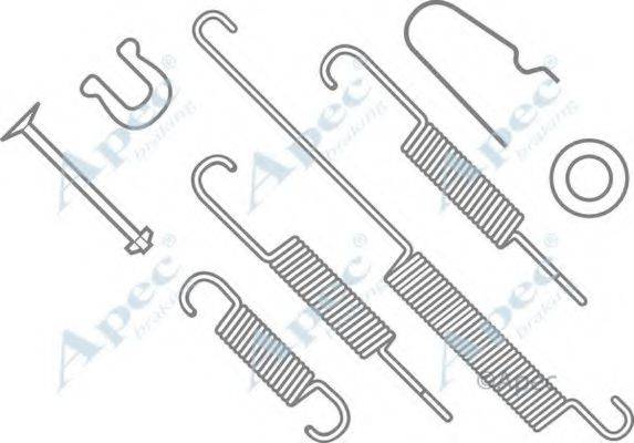 APEC BRAKING KIT752 Комплектуючі, гальмівна колодка