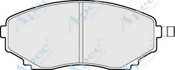 APEC BRAKING PAD1026 Комплект гальмівних колодок, дискове гальмо