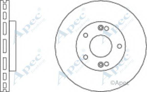 APEC BRAKING DSK2251 гальмівний диск