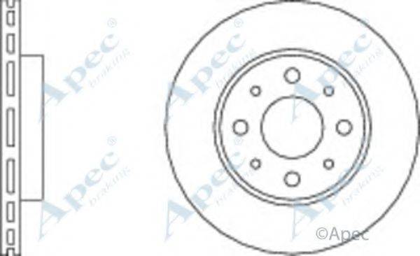 APEC BRAKING DSK2219 гальмівний диск