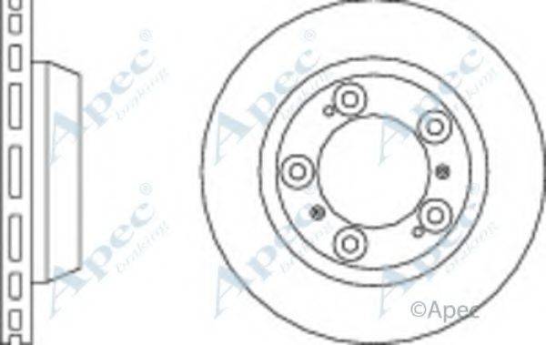 APEC BRAKING DSK2503 гальмівний диск