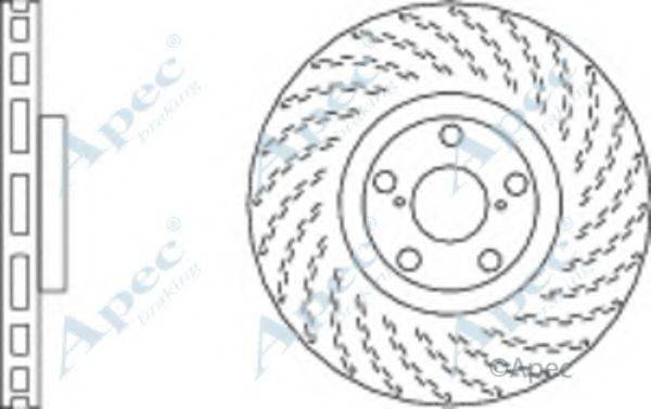 APEC BRAKING DSK2556 гальмівний диск