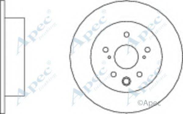 APEC BRAKING DSK2560 гальмівний диск